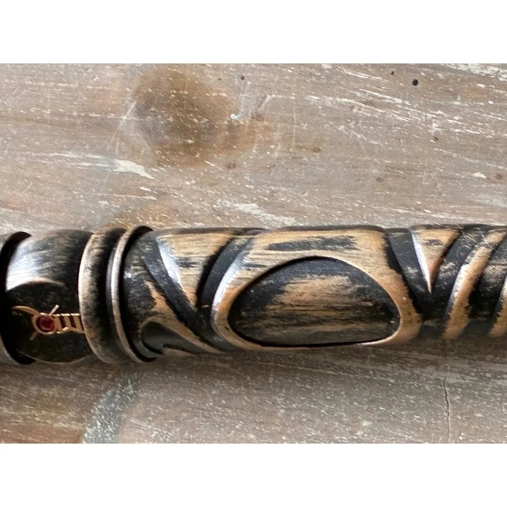 Great Wolf Lodge MagiQuest Interactive Magic Wand Brown Gold Orb 13